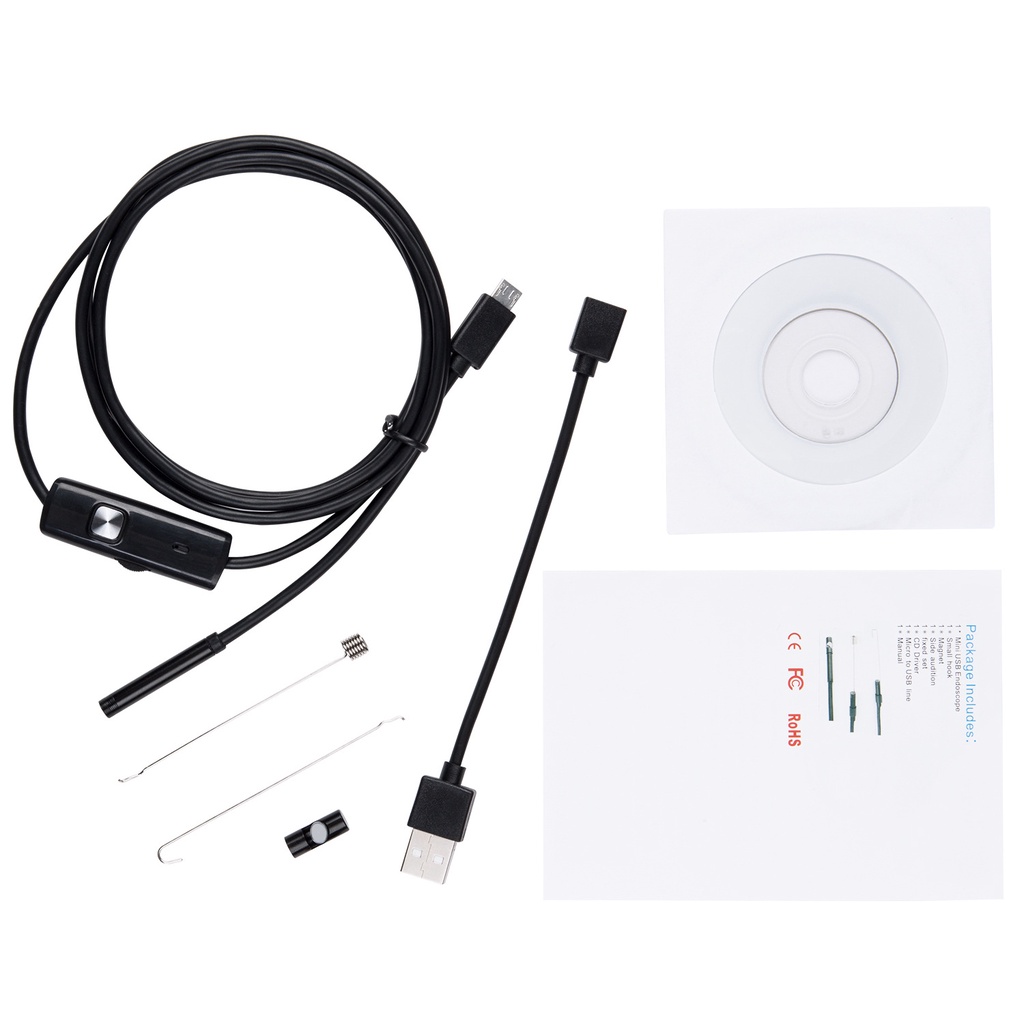 Camera nội soi endoscope chống nước IP67 5.5mm cho Android Camera nội soi cơ thể kiểm tra bên trong đường ống máy móc