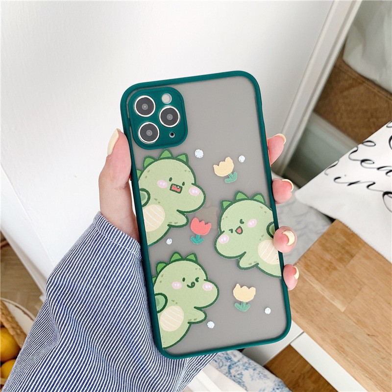 🌟SALE 9K🌟Ốp lưng iPhone Little Dino bảo vệ camera 6s/.....X/Xs/Xsmax/11/11Pro/11Promax/12/12Pro/12Promax - MARIO SHOP