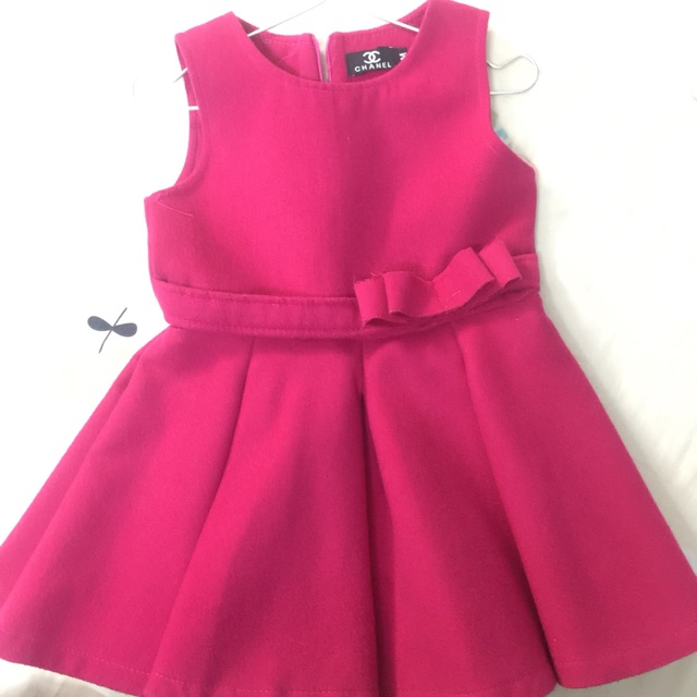 váy công chúa dạ màu hồng cho bé 18m -2 year (11-12.5kg)
