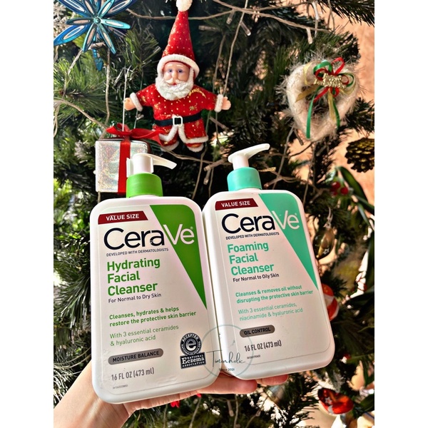 sữa rửa mặt cerave bản Mỹ