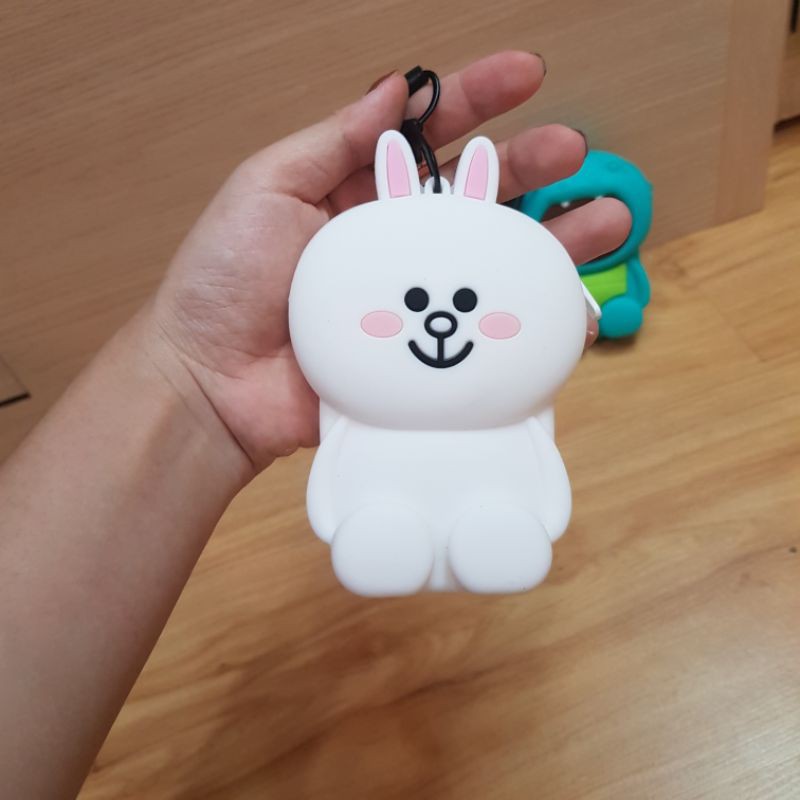 Móc khóa ví silicon Brown Cony Dino siêu cưng