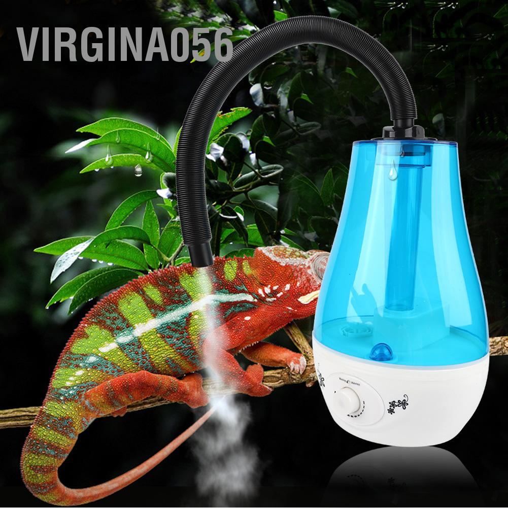 Virgina056 Công suất lớn 3L Động vật lưỡng cư Bò sát Máy tạo ẩm sương mù hơi 100-240V