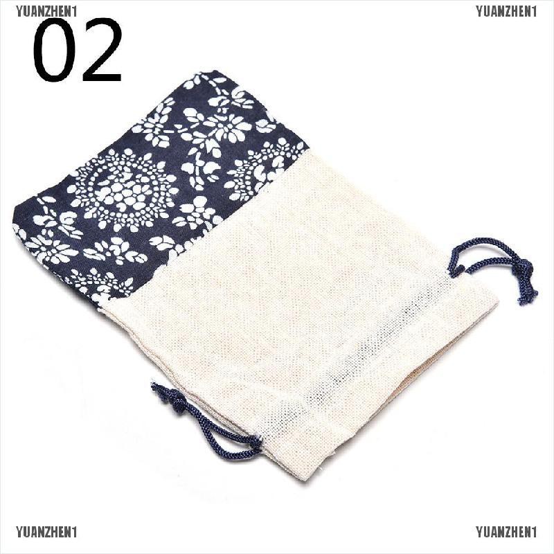 [YUANZHEN1] Set 2 Túi Đựng Trang Sức Làm Bằng Vải Cotton
