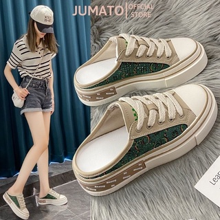 Giày sục thể thao nam nữ sneaker bánh mì độn đế hàng Quảng Châu sang chảnh JUMATO G1.008.SUC.36