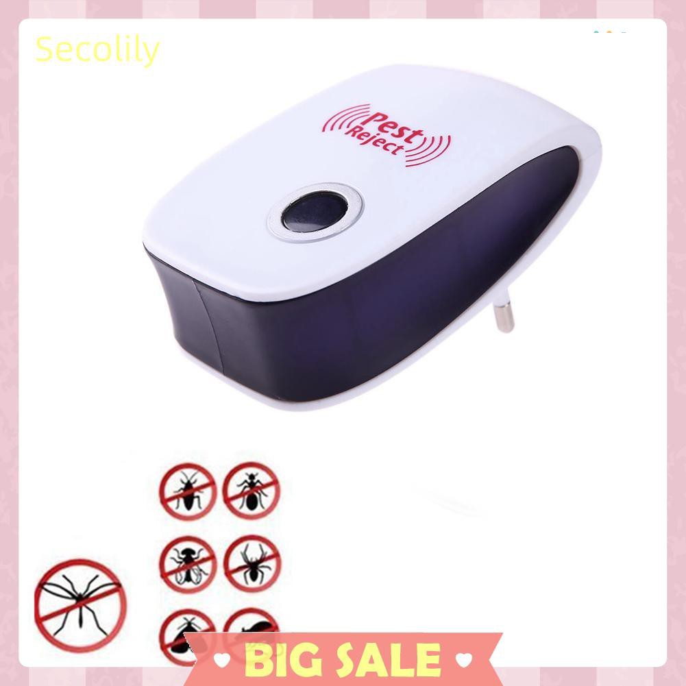 Thiết Bị Đuổi Côn Trùng Bằng Sóng Siêu Âm Giắc Cắm Eu