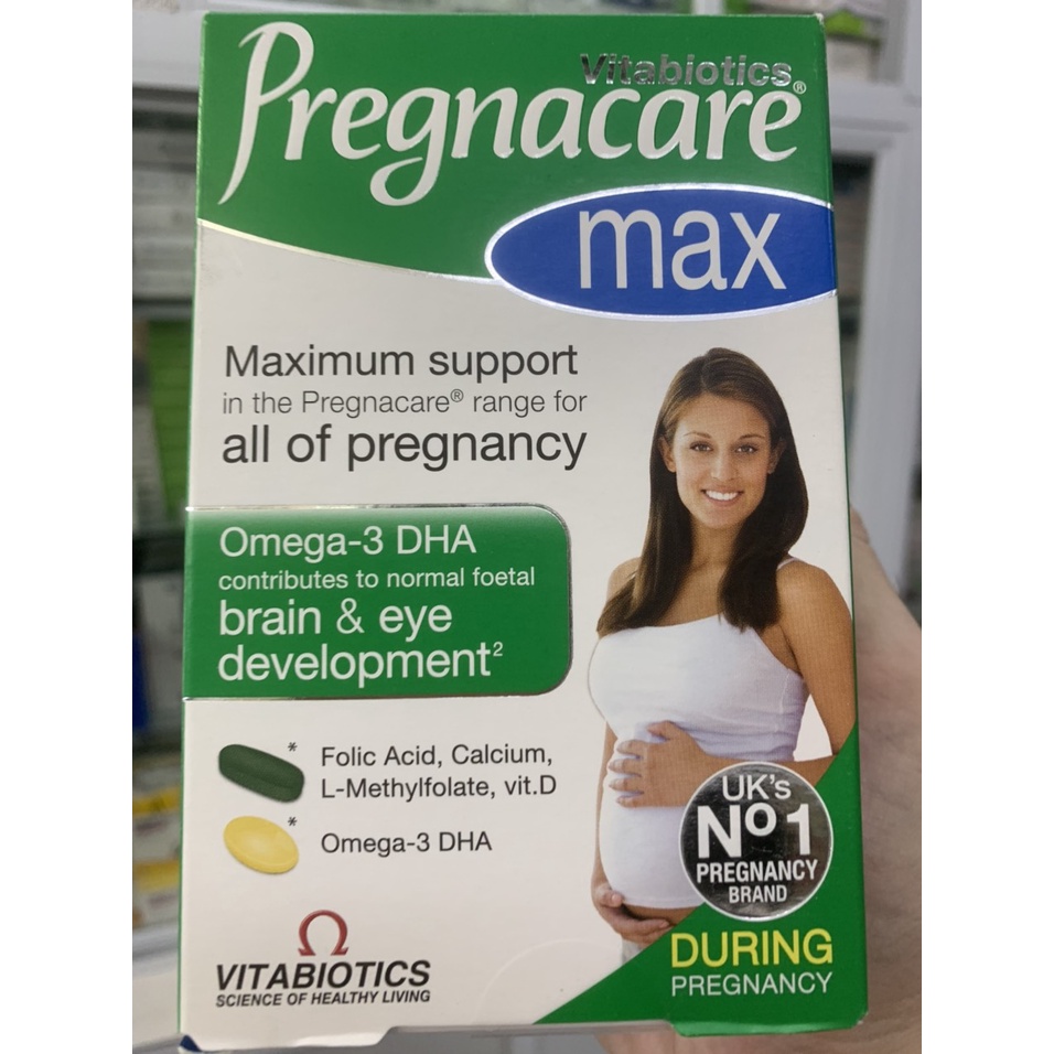 Vitamin Tổng Hợp Bầu của Anh Pregnacare Max 84v và Pregnacare Sau sinh