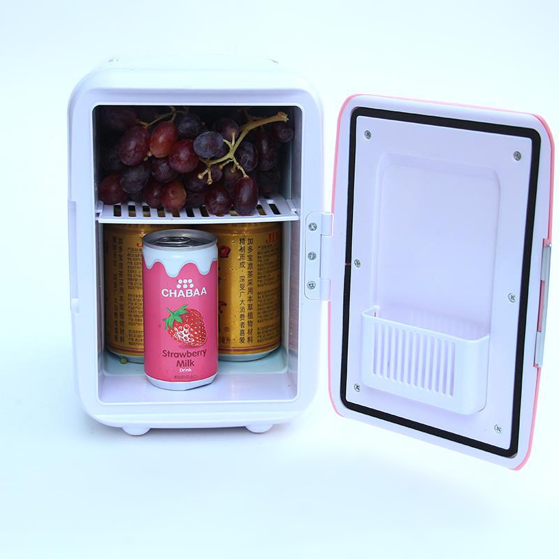 Oxygen072 Tủ lạnh ô tô 4 lít Bảo quản mỹ phẩm ABS bền có thể tháo rời Vách ngăn di động Mini