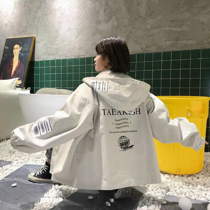 Áo khoác nữ và nam KaKi cao cấp 2 lớp form rộng chống nắng unisex SENAVA AK33