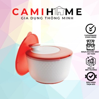Rổ quay rau, ráo nước Spinning Chef Tupperare chính hãng, hộp bảo quản 2in1