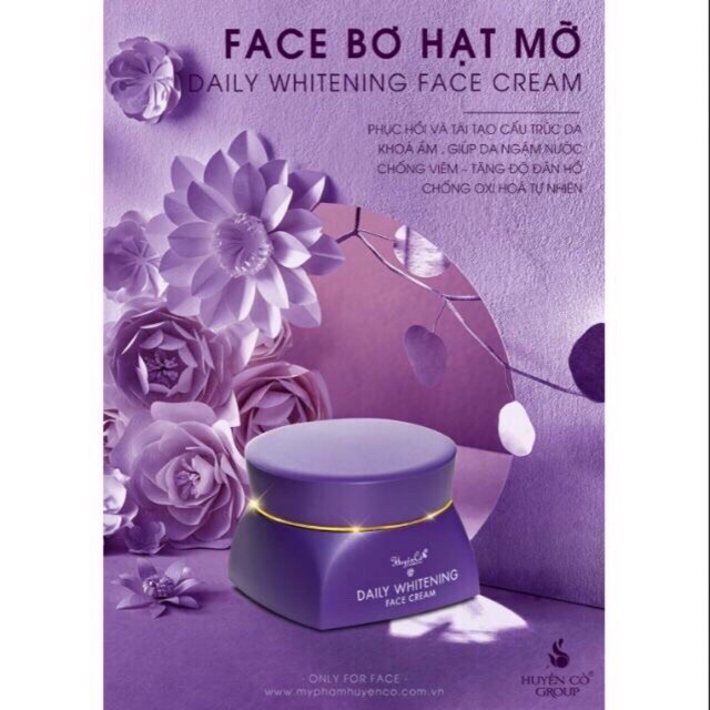 FACE BƠ HẠT MỠ HUYỀN CÒ 30G CHÍNH HÃNG