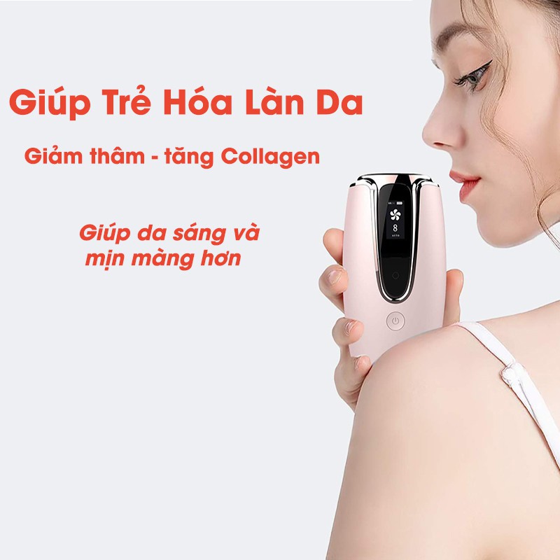 Máy triệt lông vĩnh viễn mini cầm tay công nghệ mới IPL LUX-trẻ hóa da-H1006