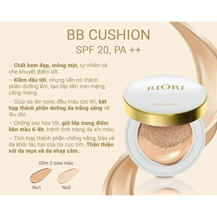 Phấn nước Riori BB Cushion