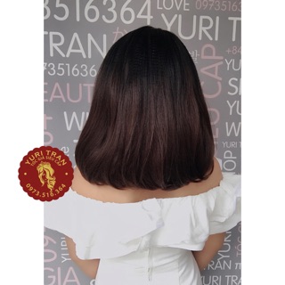 phồng cúp ngắn mái xéo