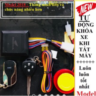 Bộ khóa chống trộm cho xe máy có chức năng tự khóa khi tắt máy