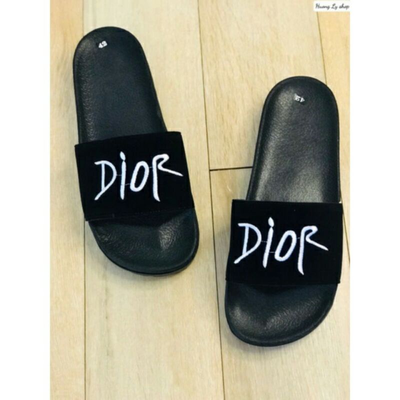 Dép nam quai ngang Dior, size từ 35 đến 43, đế chông trơn trượt