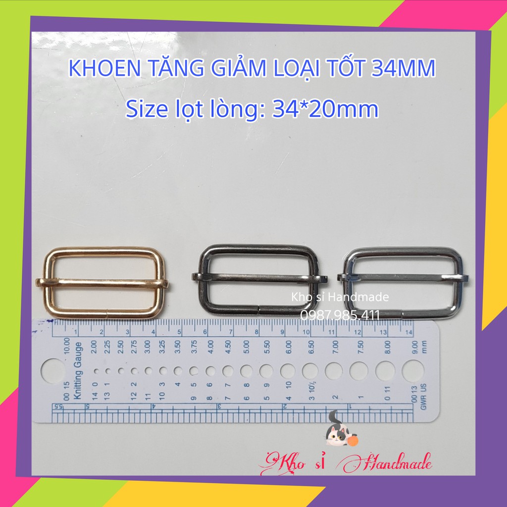 KHOEN TĂNG GIẢM LOẠI TỐT 3.4CM (1 cái)