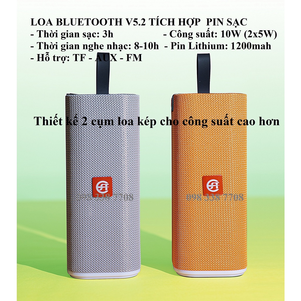 Loa máy tính E-315, loa Bluetooth âm thanh vòm 3D loa kép Bluetooth 5.2 tích hợp pin sạc công suất 10w