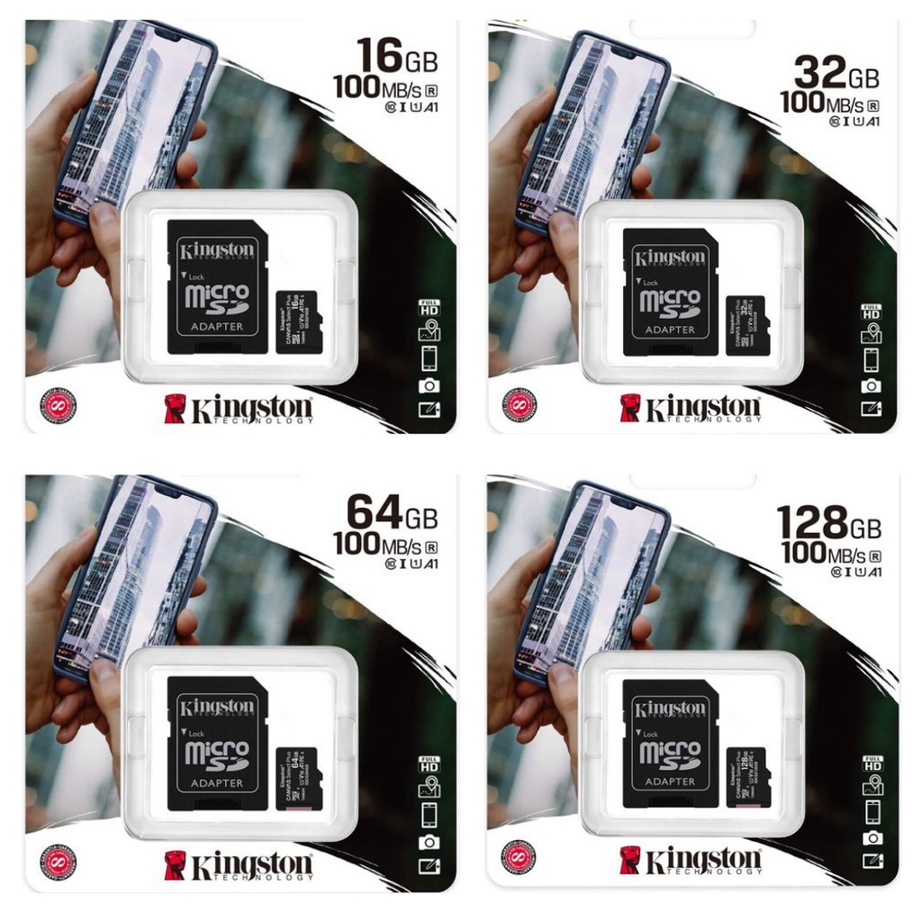 Thẻ nhớ MicroSD Kingston Canvas Select Plus 32GB, 64GB, 128GB  Class 10 - Bảo Hành 5 Năm - Chính Hãng