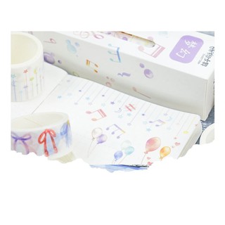 Set 5 cuộn băng dán washi tape