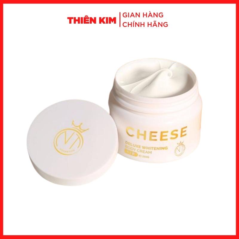 Kem Body Cheese Trắng Da Dưỡng Thể Cấp Tốc Toàn Thân Siêu Trắng Bật Tone Nhanh 250g