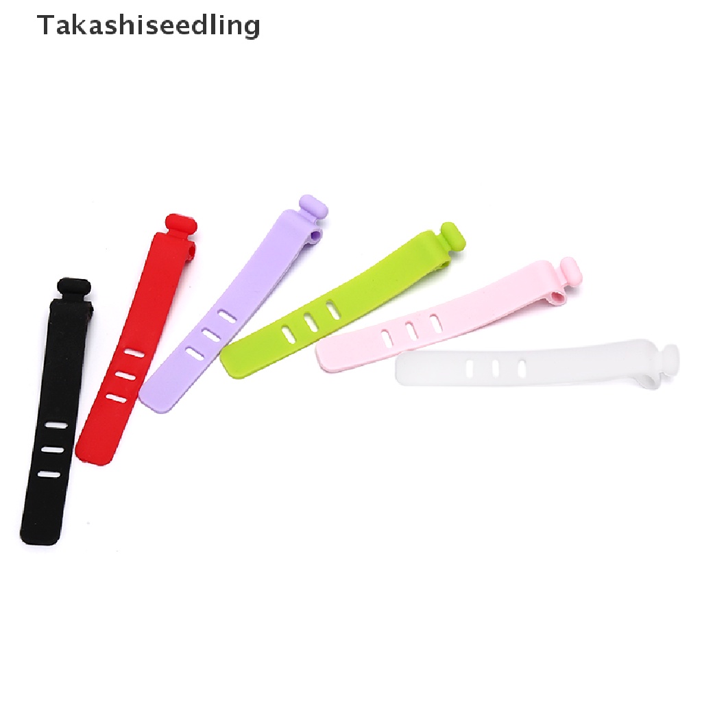 (Takashiseedling) Dây Quấn Dây Cáp Tai Nghe Bằng Silicone