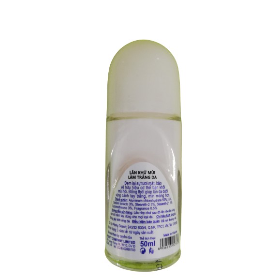 LĂN KHỬ MÙI BACOE GOOD GIRL FOR WOMEN 50ML - LĂN KHỬ MÙI LÀM TRẮNG DA BACOE GOOD GIRL 50ML - STORE CHÍNH HÃNG