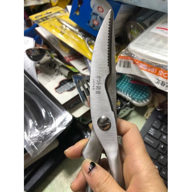 Kéo cắt gà vịt JAPAN 100% inox - 001