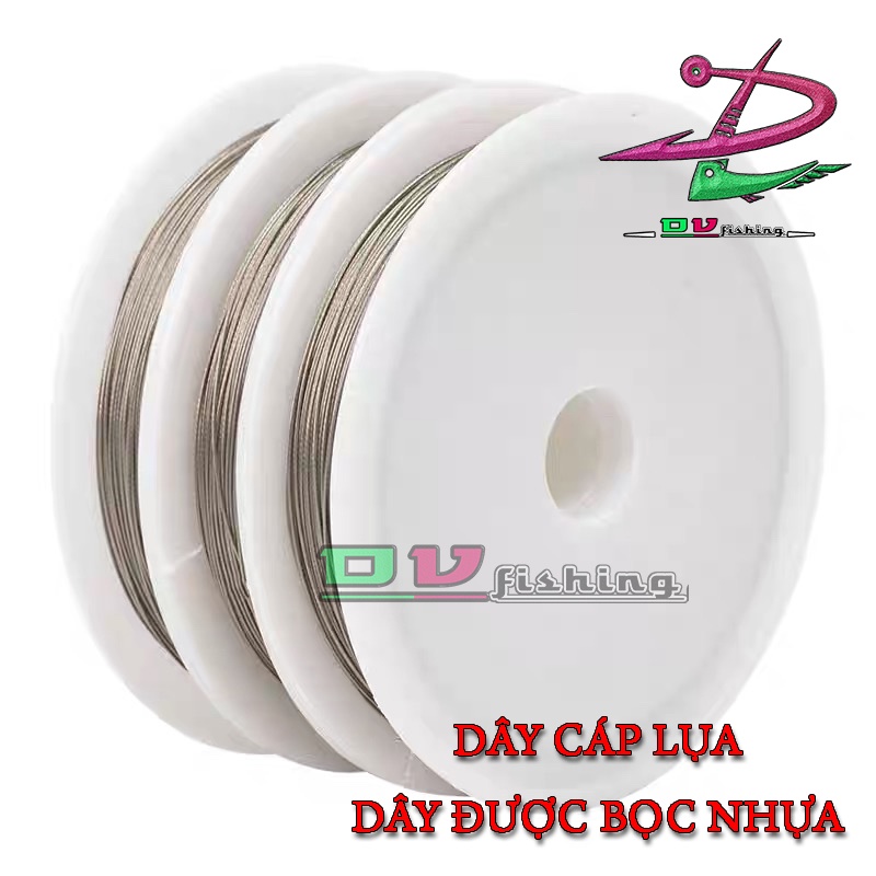 CÁP LỤA CÂU CÁ CHIM, LÀM THẺO. { Tặng bich 1 bịch ống kẹp 20pcs }