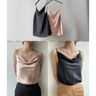 [Hình+Video Thật] Áo Hai Dây Voan Hàn Cao Cấp Trơn Cổ Đổ, Có Tăng Đơ Điều Chỉnh, Chất Siêu Nhẹ Siêu Mát