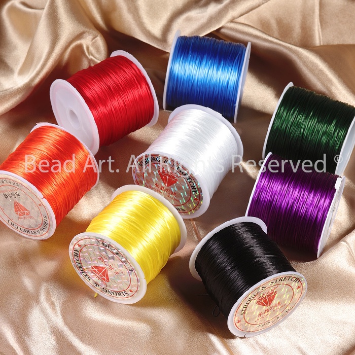 Dây Chun Co Giãn Dùng Xỏ Vòng Tay, Chuỗi Hạt, Trang Sức, Cước xỏ vòng Lõi 0.8MM S43 - Bead Art