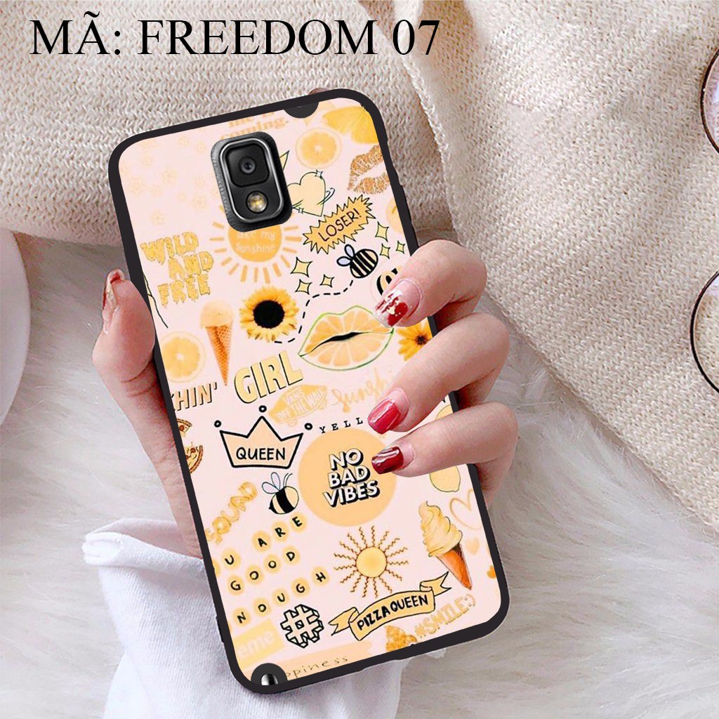 Ốp lưng Samsung Note 3 viền dẻo TPU BST Phong Cách Freedom