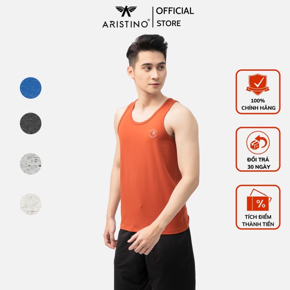 Áo tank-top nam Aristino ATT011S1 áo ba lỗ nam *