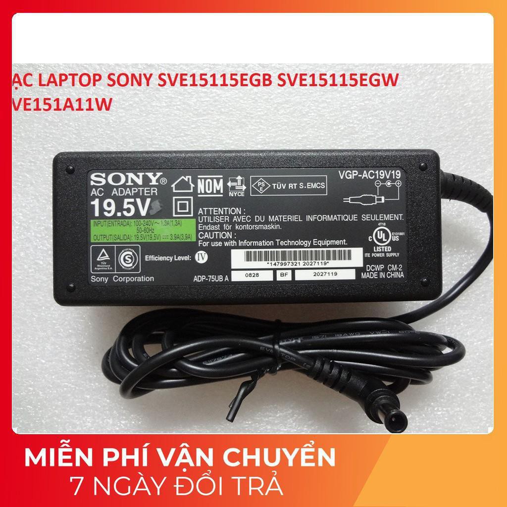 ⚡️[Sạc zin]SẠC LAPTOP SONY SVE15115EGB SVE15115EGW SVE151A11W