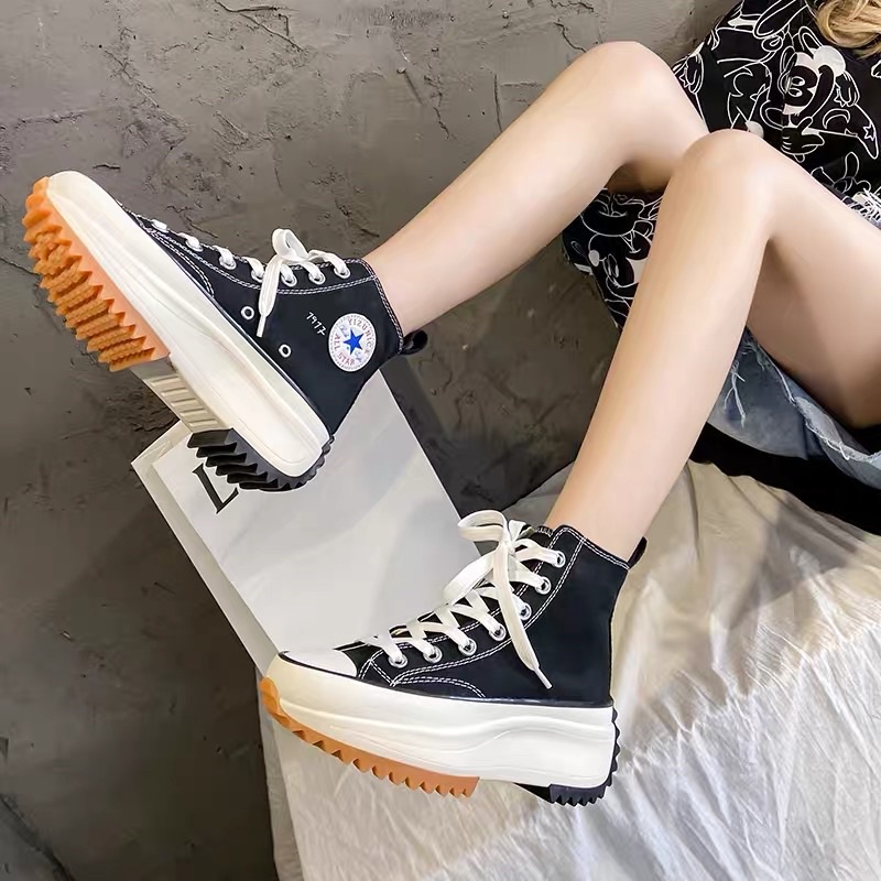 Giầy cao cổ độn đế cao 6cm thời trang thể thao