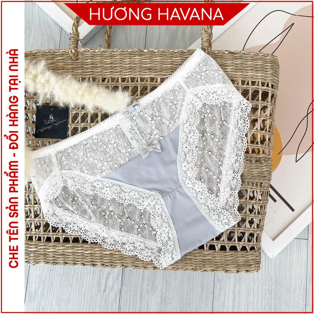 Quần lót ren lụa băng siêu dễ thương, quần chip nữ Havana FLQ101