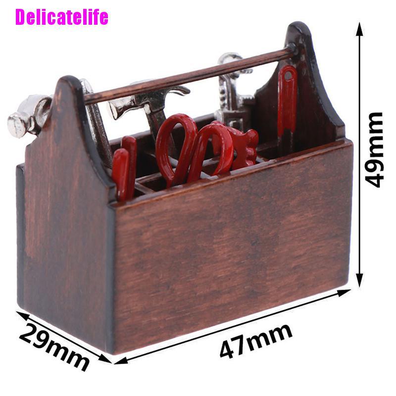 1 Bộ Dụng Cụ Sửa Chữa Nhà Búp Bê Tỉ Lệ 1: 12