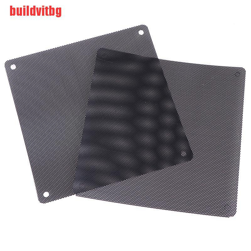 {buildvitbg}5x 14cm Computer Mesh PVC PC Fan Dust Filter Dustproof Case Computer Mesh Cover GVQ