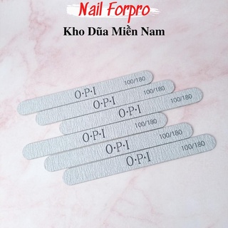 Dũa mỏng opi lõi trắng cứng cáp dũa móng tự nhiên độ nhám 100/180