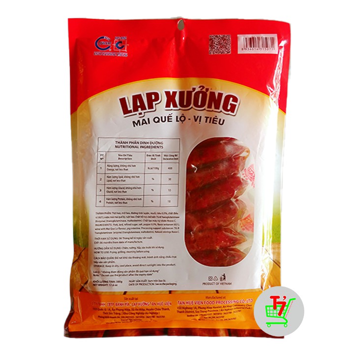 [FREESHIP-HÀNG CAO CẤP] Lạp xưởng Mai Quế Lộ Vị Tiêu Tân Huê Viên 500g | BigBuy360 - bigbuy360.vn