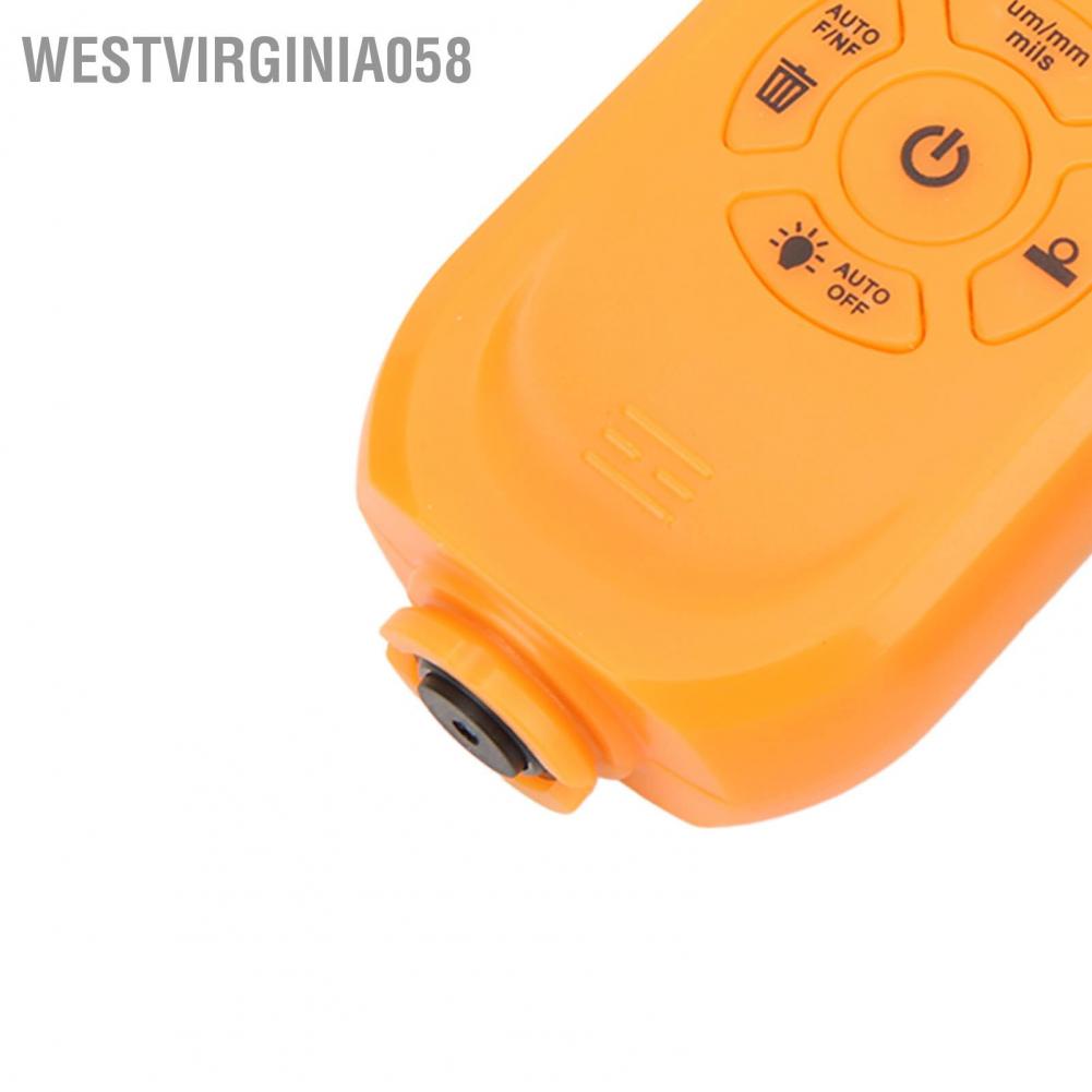 Westvirginia058 Máy đo độ dày lớp sơn sâu 3 đơn vị Um mm Mils để sản xuất màn hình dọc