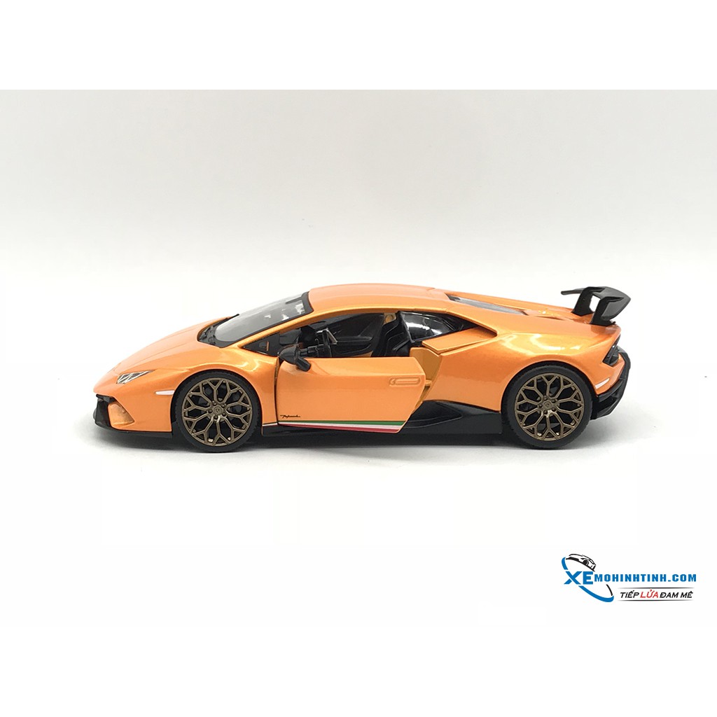 Xe Mô Hình Lamborghini Huracan Performante 1:24 Bburago ( Cam )