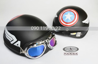 [HÀNG CÔNG TY] COMPO MŨ CAPTAIN AMERICAN + KÍNH PHI CÔNG