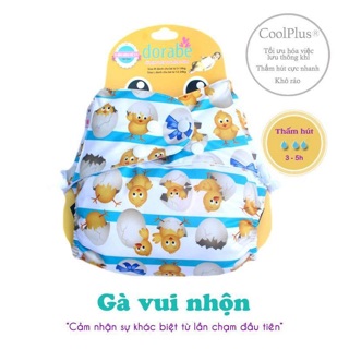 Combo 2 bộ bỉm vải dorabe (1 đêm 1 ngày ) cho bé 12-->25kg