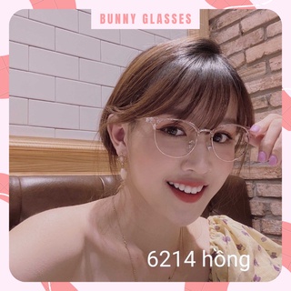 Gọng kính cận Bunny nhựa dẻo hàn mắt tròn nhiều màu sắc lựa chọn 6214 phù hợp với mọi khuôn mặt