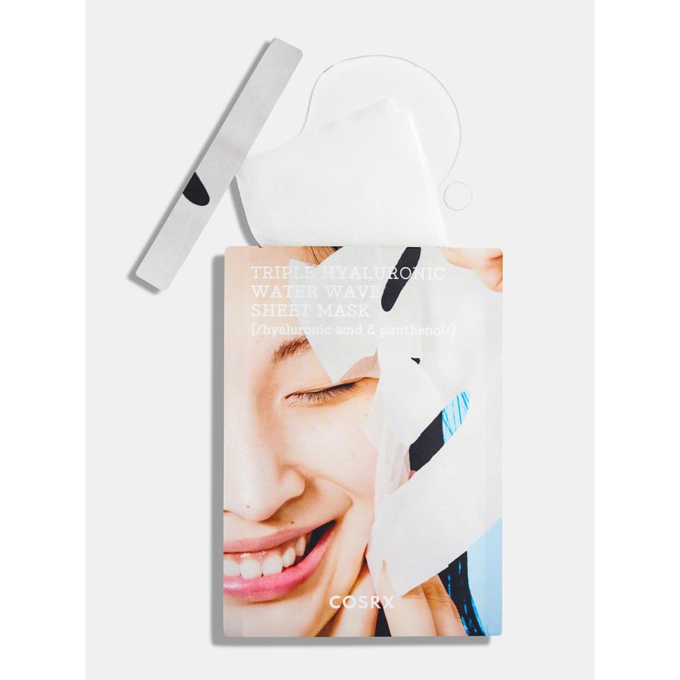 (Hàng thật) Cosrx / Hydrium Triple Hyaluronic Water Wave Sheet Mask 21ml / Mỹ phẩm dưỡng da, Mặt nạ