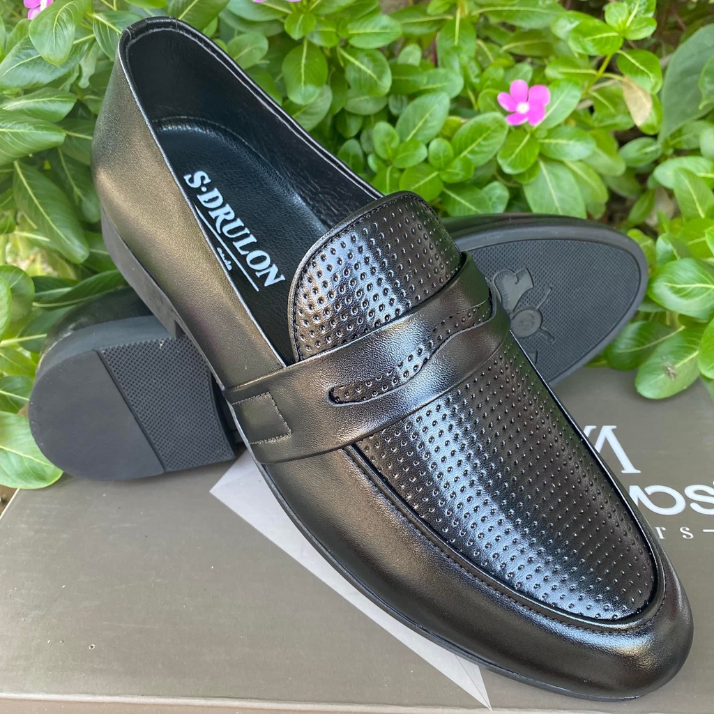 Giày tây nam giày lười nam da bò cao cấp size 38-43