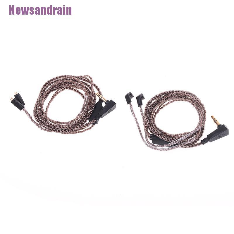 Dây Cáp Nâng Cấp Âm Thanh Tai Nghe Kz Zs5 Zs6 Zsr Zs10 Zst