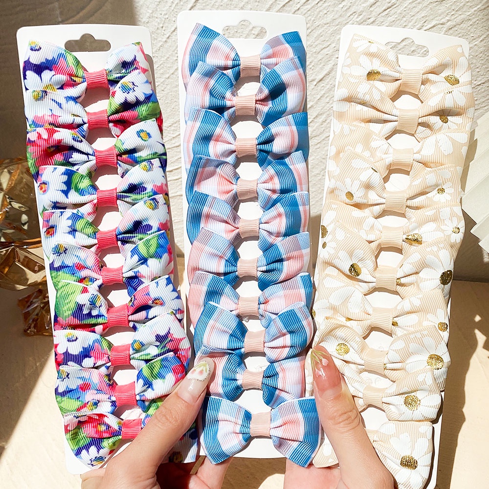 10 Kẹp tóc KIDSBOWS hình nơ xinh xắn dành cho bé gái