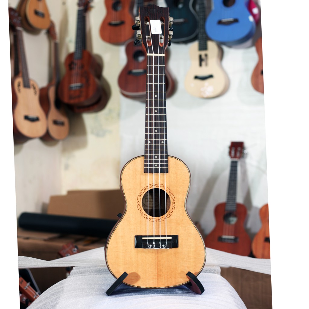 Đàn Ukulele Concert Gỗ Cẩm Interview Classic Cao Cấp