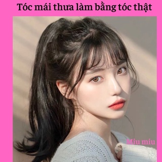 Mái thưa tóc thật dệt tay cao cấp
